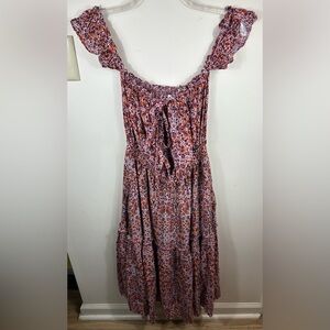 MISA LOS ANGELES MIDI Dress Women's XS Tie Halter Off‎ The Shoulder Fairy BOHO